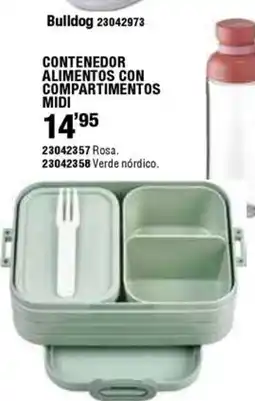 Optimus Contenedor alimentos con compartimentos midii oferta