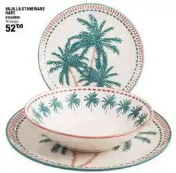 Optimus Vajilla Stoneware Haiti oferta