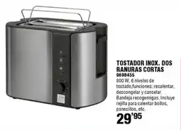 Optimus Am Bit tostador inox. dos ranuras cortas oferta