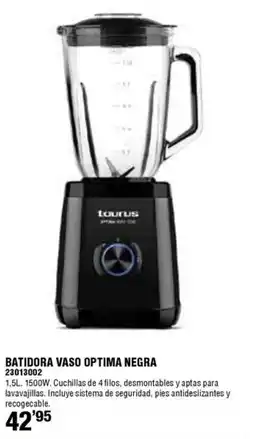 Optimus Taurus batidora vaso optima negra oferta