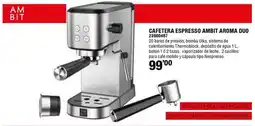 Optimus Ambit cafetera espresso aroma duo oferta