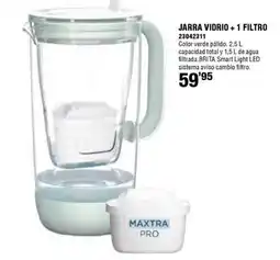 Optimus Brita jarra vidrio oferta