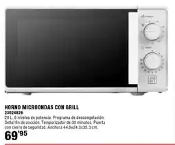 Optimus Horno microondas con grill oferta