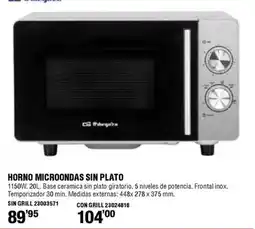 Optimus Horno microondas sin plato oferta