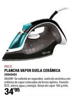 Optimus Polti plancha vapor suela cerámica 23042433 oferta