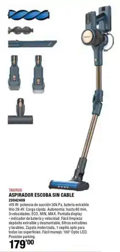 Optimus Taurus aspirador escoba sin cable 23042409 oferta