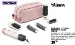 Optimus Tristar secador de pelo con 5 accesorios 1000w oferta