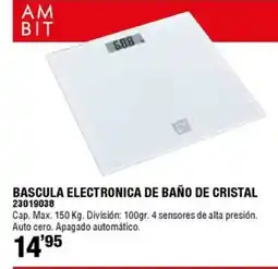 Optimus Ambit bascula electronica de baño de cristal oferta