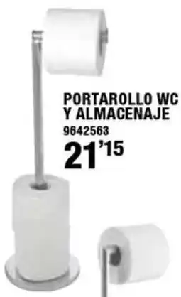 Optimus Portarollo wc y almacenaje oferta