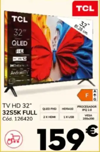 Tcl tv hd 32" 32s5k full