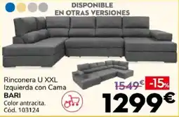 Conforama Bari Rinconera U XXL Izquierda con Cama oferta