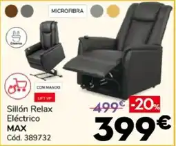 Conforama Sillón Relax Eléctrico MAX oferta