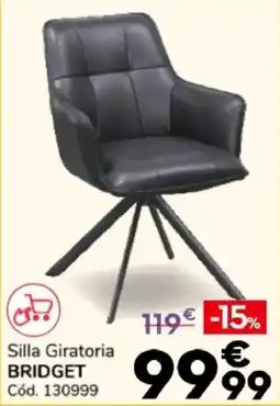 Conforama Silla Giratoria BRIDGET oferta