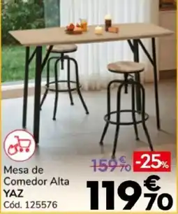 Conforama YAZ Mesa de Comedor Alta oferta