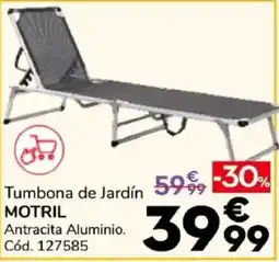 Conforama Motril tumbona de jardín oferta