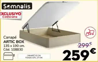Somnalis canapé artic box