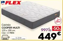 Conforama Flex colchón cooper multi oferta