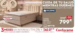 Conforama Hilding colchón bolero oferta
