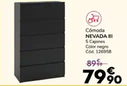 Conforama Cómoda NEVADA III oferta