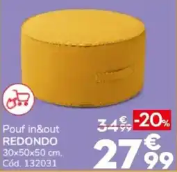 Conforama in&out pouf redondo oferta