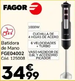 Conforama Fagor batidora de mano fge04002 oferta
