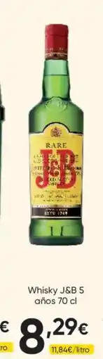 FROIZ Whisky j&b 5 años oferta