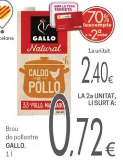 Valvi Supermercats GALLO Brou de pollastre oferta
