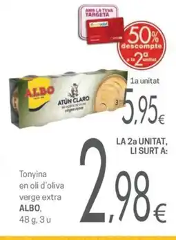Valvi Supermercats ALBO Tonyina en oli d'oliva verge extra oferta