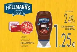 Valvi Supermercats HELLMANN'S Salsa barbacoa oferta