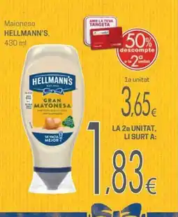 Valvi Supermercats HELLMANN'S Maionesa oferta
