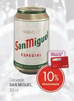 Valvi Supermercats SAN MIGUEL Cervesa oferta