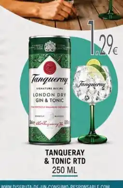 Valvi Supermercats TANQUERAY Tonic rtd oferta