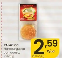 Eroski PALACIOS Hamburguesa !con queso oferta