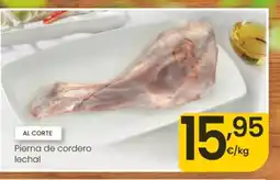 Eroski Pierna de cordero lechal oferta