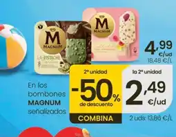 Eroski MAGNUM En los bombones señalizados oferta
