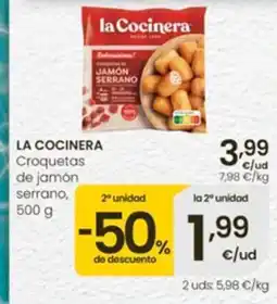Eroski LA COCINERA Croquetas de jamón serrano oferta