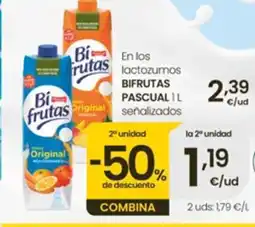 Eroski BIFRUTAS PASCUAL En los lactozumos oferta