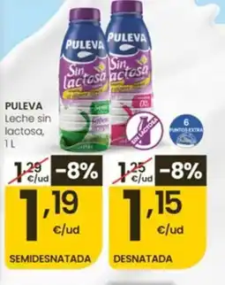 Eroski PULEVA Leche sin lactosa oferta