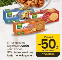Eroski GULLÓN En las galletas Digestive señalizadas oferta