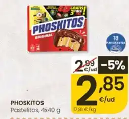 Eroski PHOSKITOS Pastelito oferta