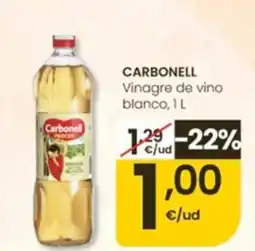 Eroski CARBONELL Vinagre de vino blanco oferta