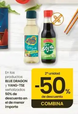 Eroski BLUE DRAGON Y YANG-TSE En los productos señalizados oferta