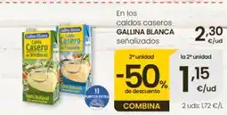 Eroski GALLINA BLANCA En los caldos caseros oferta