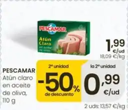 Eroski PESCAMAR Atún claro en aceite de oliva oferta