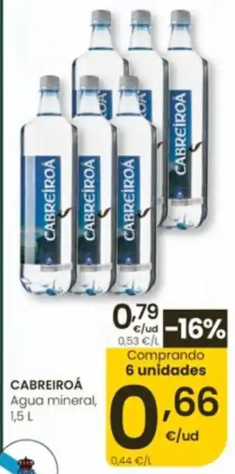 Eroski CABREIROÁ Agua mineral oferta