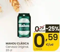 Eroski MAHOU CLÁSICA Cerveza Original oferta