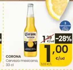 Eroski CORONA Cerveza mexicana oferta