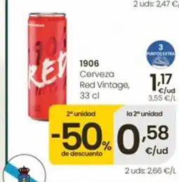 Eroski 1906 Cerveza Red Vintage oferta