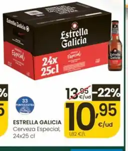 Eroski ESTRELLA GALICIA Cerveza Especial oferta