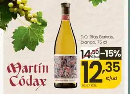 Eroski D.O. Rías Baixas, blanco oferta